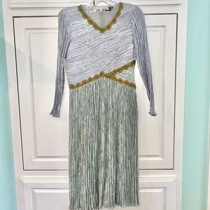Mary McFadden Pleated Dress Size 12